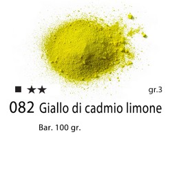 082 - Pigmento puro per Artisti Maimeri Giallo di cadmio limone
