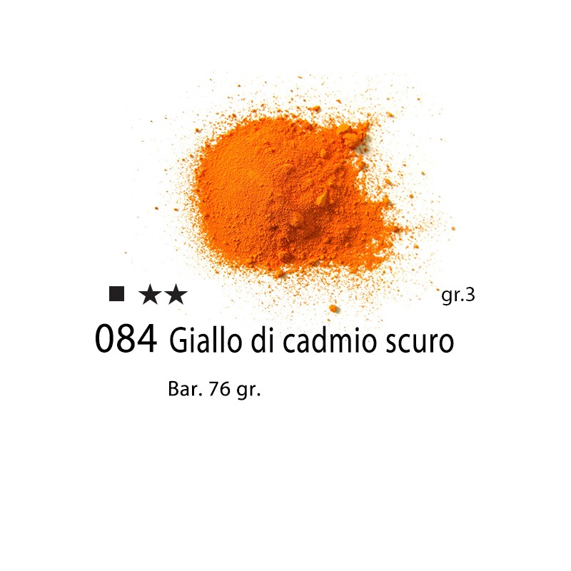 084 - Pigmento puro per Artisti Maimeri Giallo di cadmio scuro