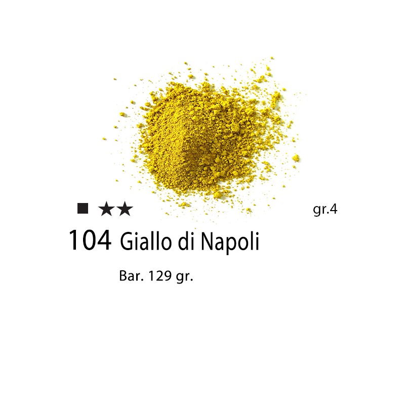 104 - Pigmento Puro per Artisti Maimeri Giallo di Napoli