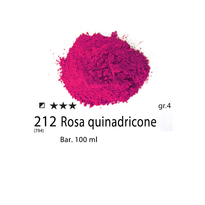 212 - Pigmento Puro per Artisti Maimeri Rosa quinacridone