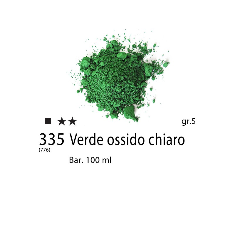 335 - Pigmento Puro per Artisti Maimeri Verde Ossido chiaro