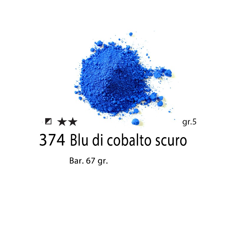 374 - Pigmento Puro per Artisti Maimeri Blu di cobalto scuro