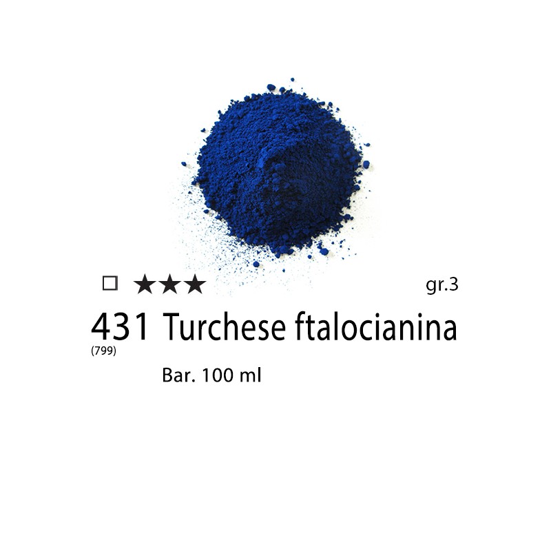431 - Pigmento Puro per Artisti Maimeri Turchese ftalocianina