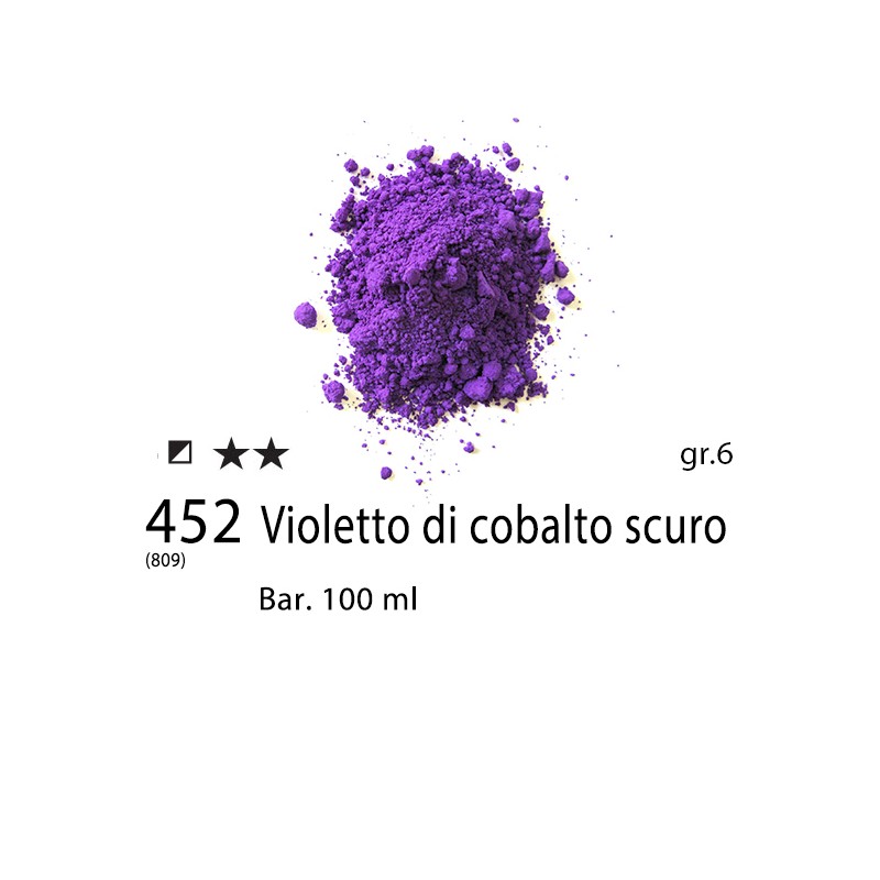 452 - Pigmento Puro per Artisti Maimeri Violetto di cobalto scuro