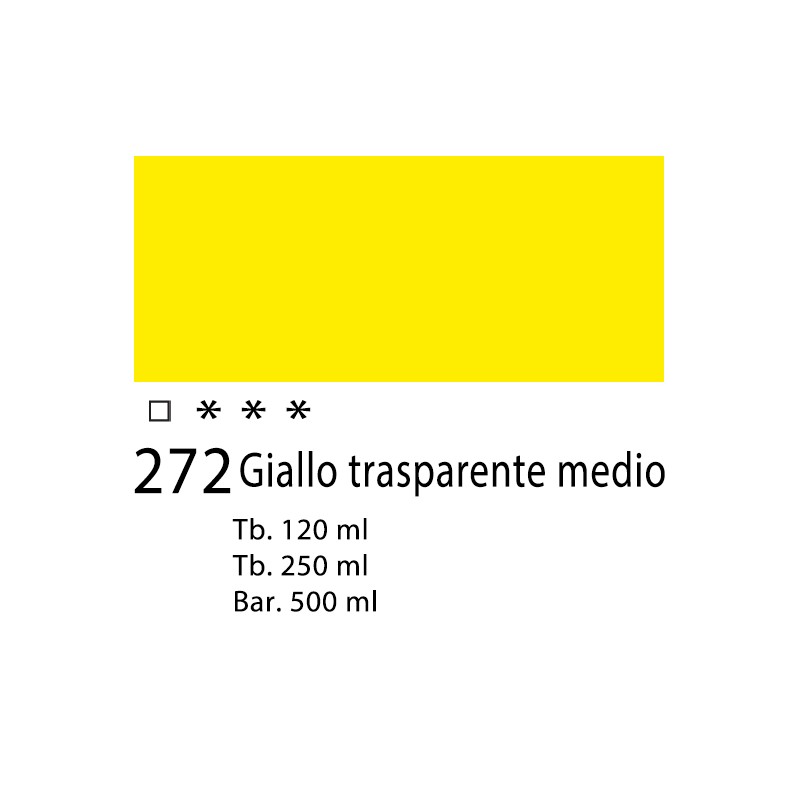 272 - Talens Amsterdam Acrylic Giallo trasparente medio
