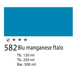 582 - Talens Amsterdam Acrylic Blu manganese ftalo