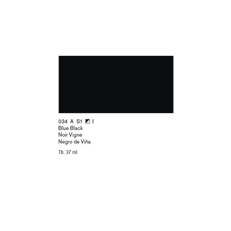 034 - Winsor & Newton Olio Artists Nero Bluastro