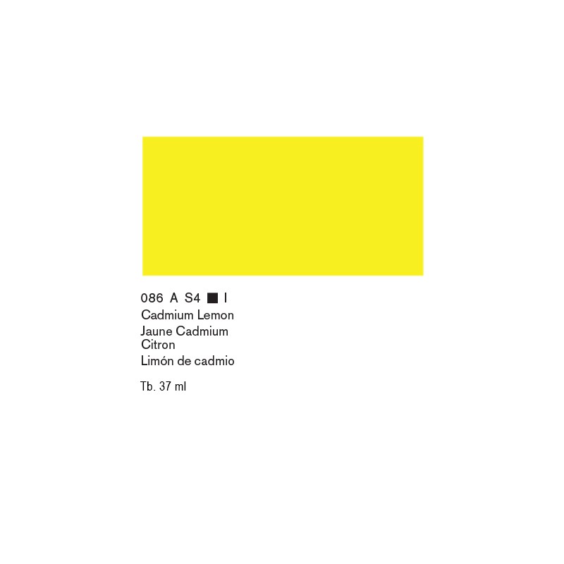 086 - Winsor & Newton Olio Artists Giallo Di Cadmio Limone