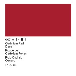 097 - Winsor & Newton Olio Artists Rosso Di Cadmio Scuro
