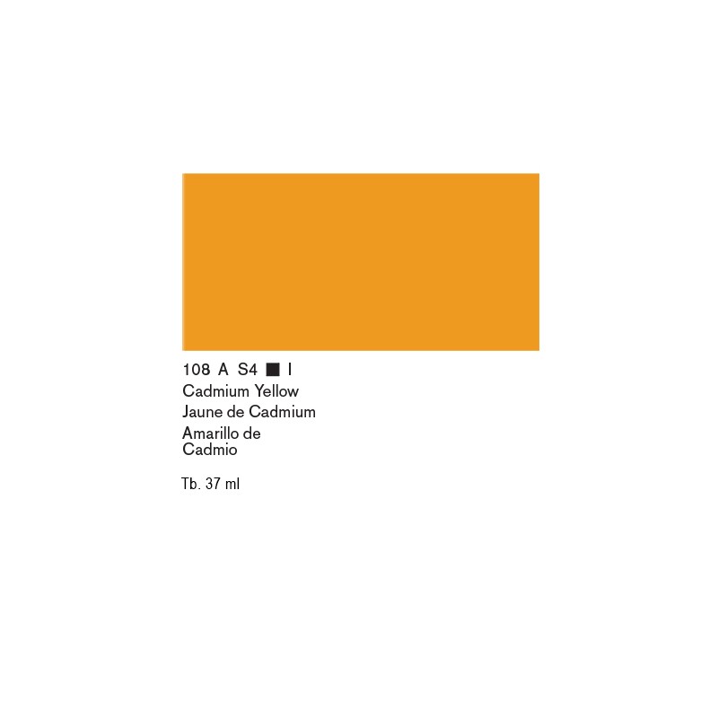 108 - Winsor & Newton Olio Artists Giallo Di Cadmio