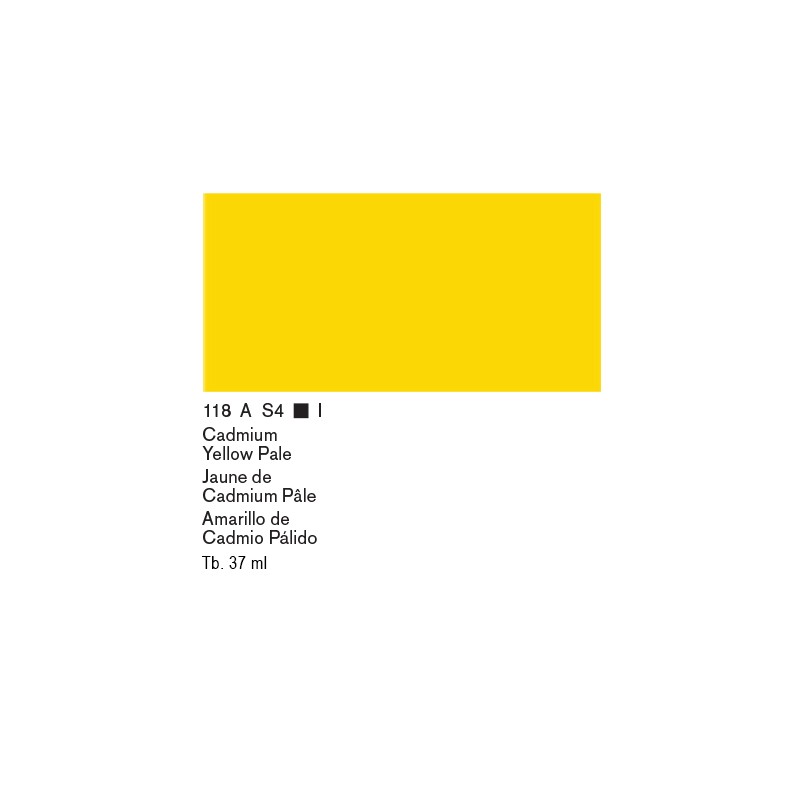 118 - Winsor & Newton Olio Artists Giallo Di Cadmio Pallido