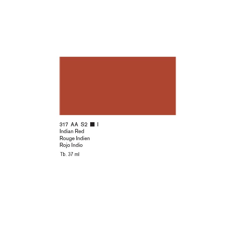 317 - Winsor & Newton Olio Artists Rosso Indiano