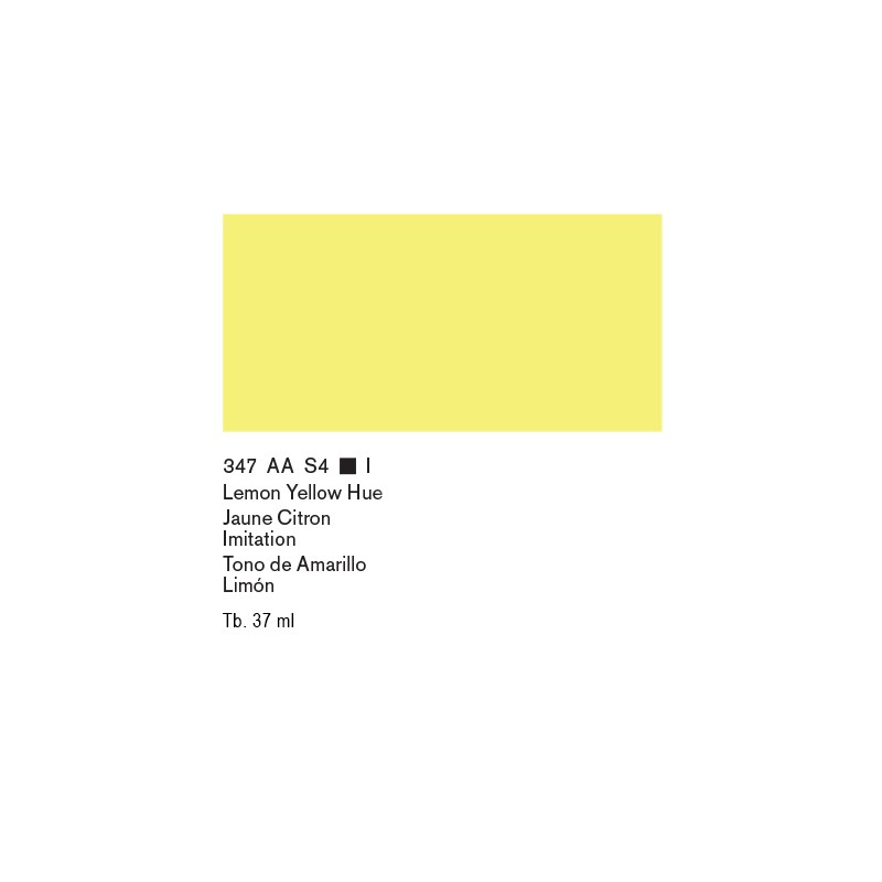 347 - Winsor & Newton Olio Artists Giallo Di Limone Imitazione