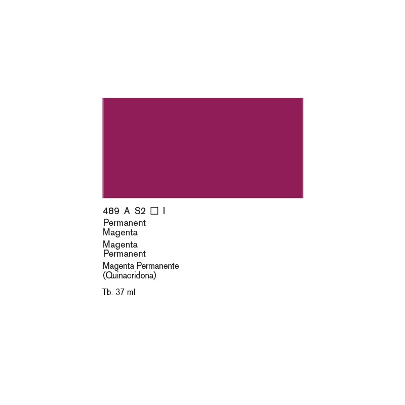 489 - Winsor & Newton Olio Artists Magenta Permanente