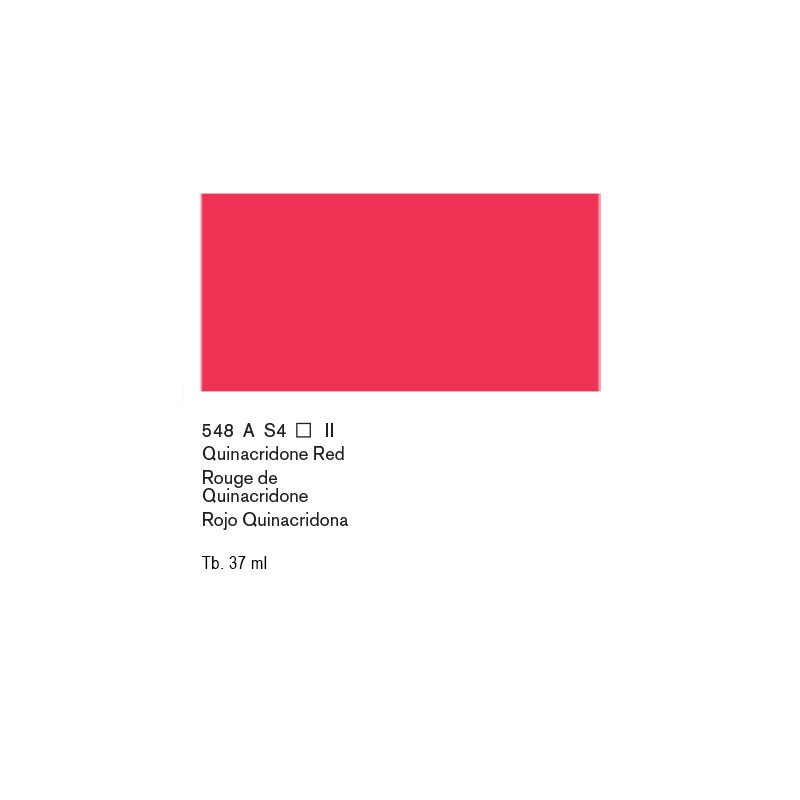 548 - Winsor & Newton Olio Artists Rosso Quinacridone