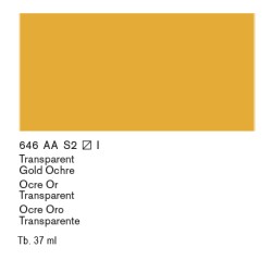 646 - Winsor & Newton Olio Artists Ocra Oro Trasparente