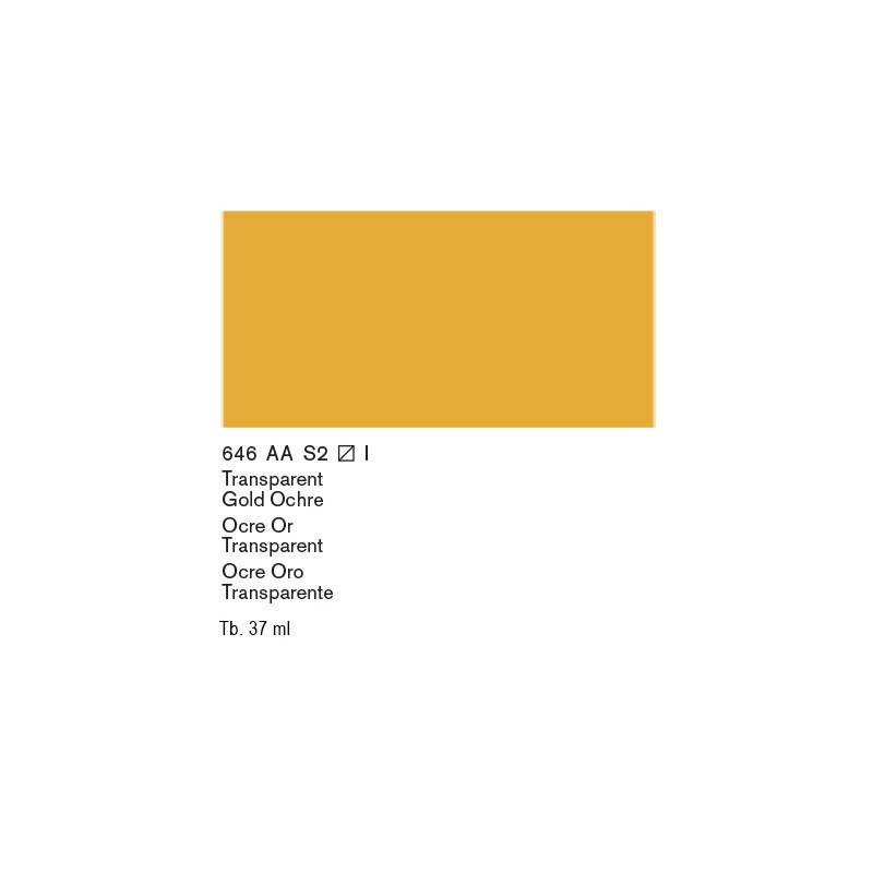646 - Winsor & Newton Olio Artists Ocra Oro Trasparente