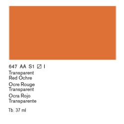 647 - Winsor & Newton Olio Artists Ocra Rossa Trasparente