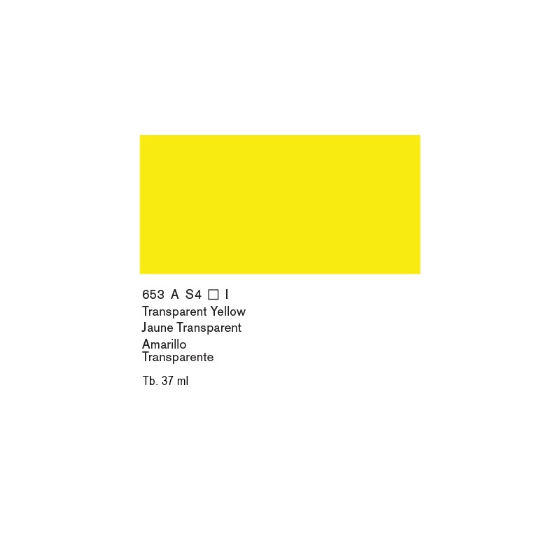 653 - Winsor & Newton Olio Artists Giallo Trasparente