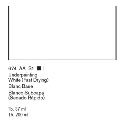 674 - Winsor & Newton Olio Artists Bianco Di Preparazione (A Essiccazione Rapida)