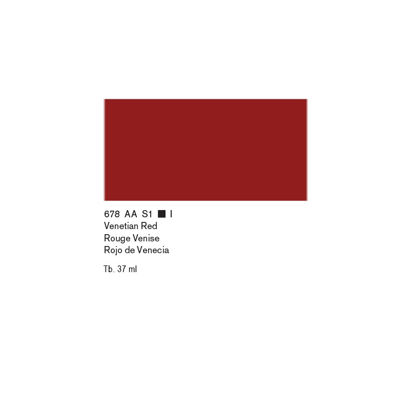 678 - Winsor & Newton Olio Artists Rosso Di Venezia