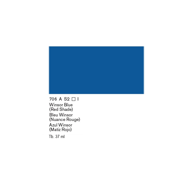 706 - Winsor & Newton Olio Artists Blu Winsor (Tonalita Rossa)