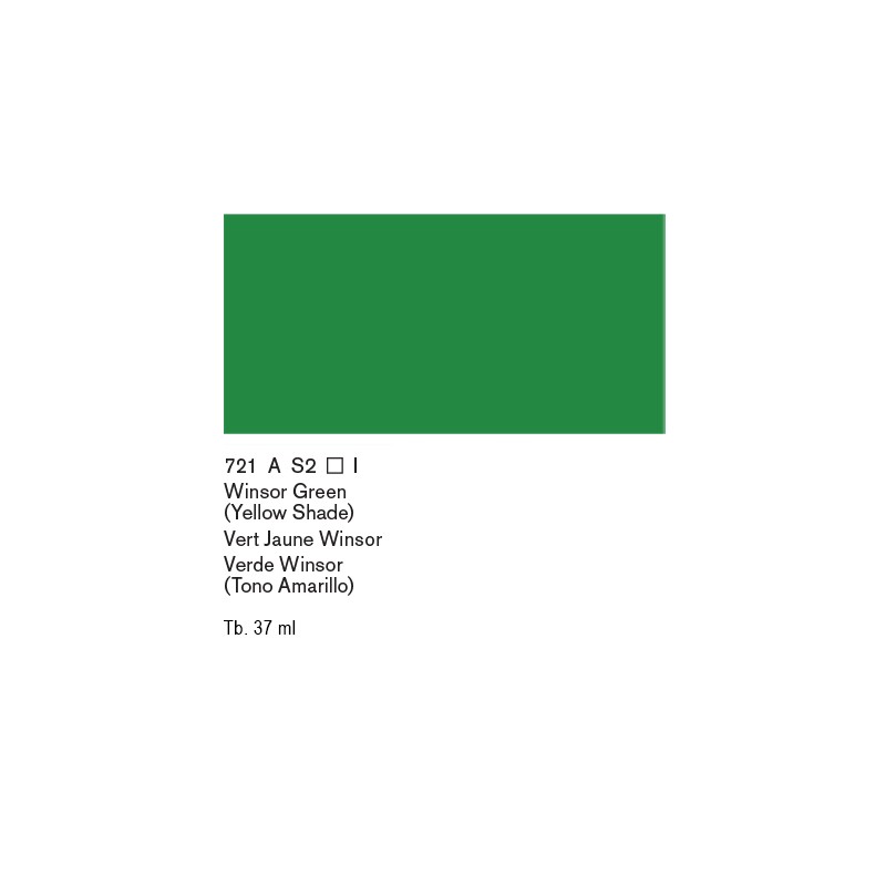 721 - Winsor & Newton Olio Artists Verde Winsor (Tonalita Gialla)