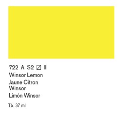 722 - Winsor & Newton Olio Artists Giallo Limone Winsor
