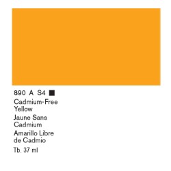 890 - Winsor & Newton Olio Artists Giallo Privo Di Cadmio
