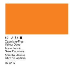891 - Winsor & Newton Olio Artists Giallo Scuro Privo Di Cadmio