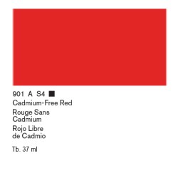 901 - Winsor & Newton Olio Artists Rosso Privo Di Cadmio