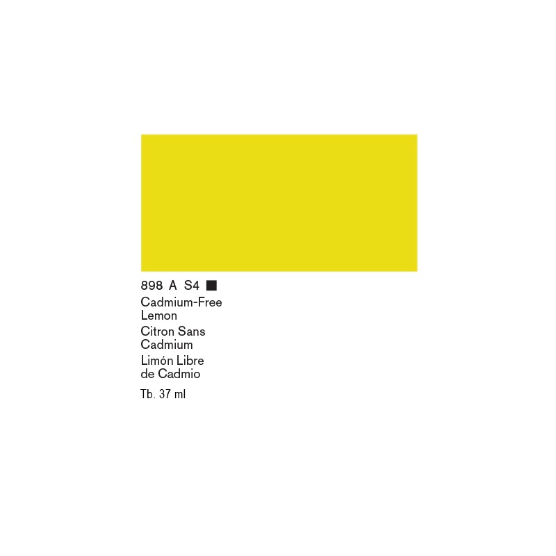 898 - Winsor & Newton Olio Artists Limone Privo Di Cadmio