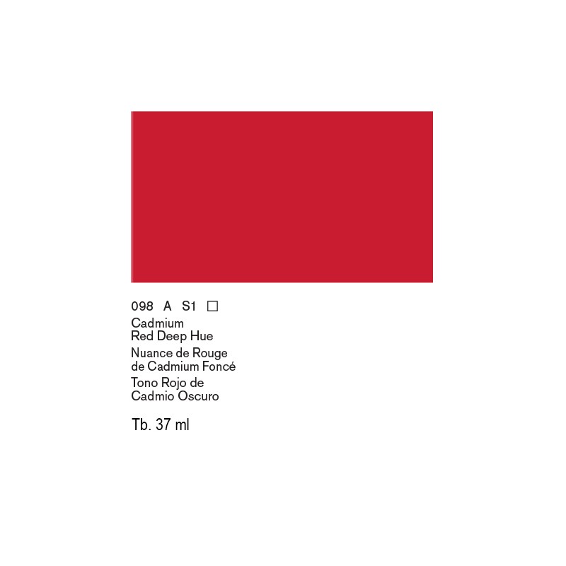 098 - Winsor & Newton Olio Artisan Rosso di Cadmio Scuro Imitazione