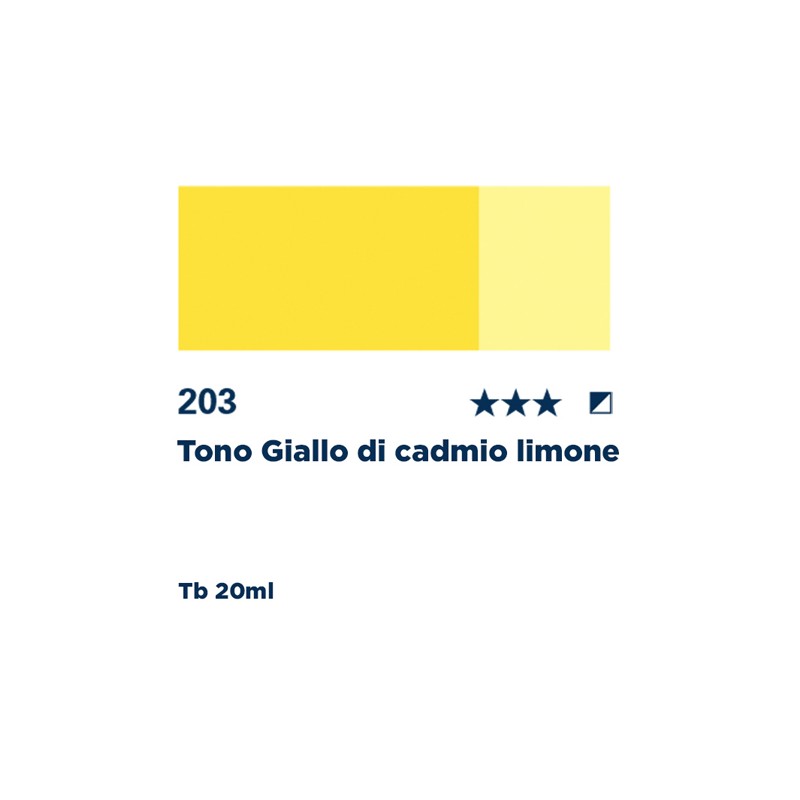 203 - Schmincke Designers Gouache tono giallo di cadmio limone