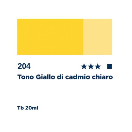 204 - Schmincke Designers Gouache tono giallo di cadmio chiaro