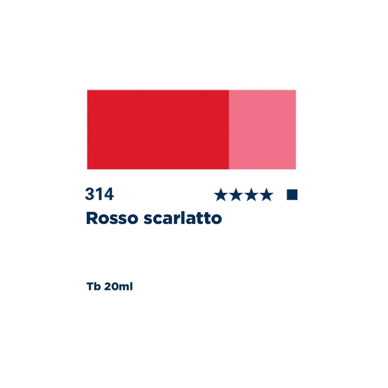 314 - Schmincke Designers Gouache rosso scarlatto