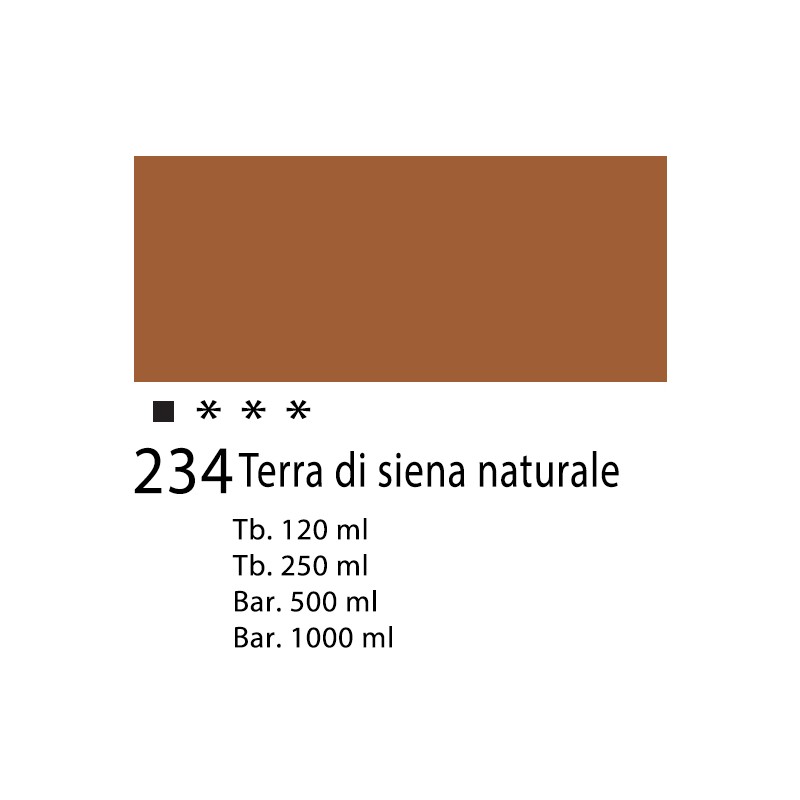 234 - Talens Amsterdam Acrylic Terra di Siena naturale