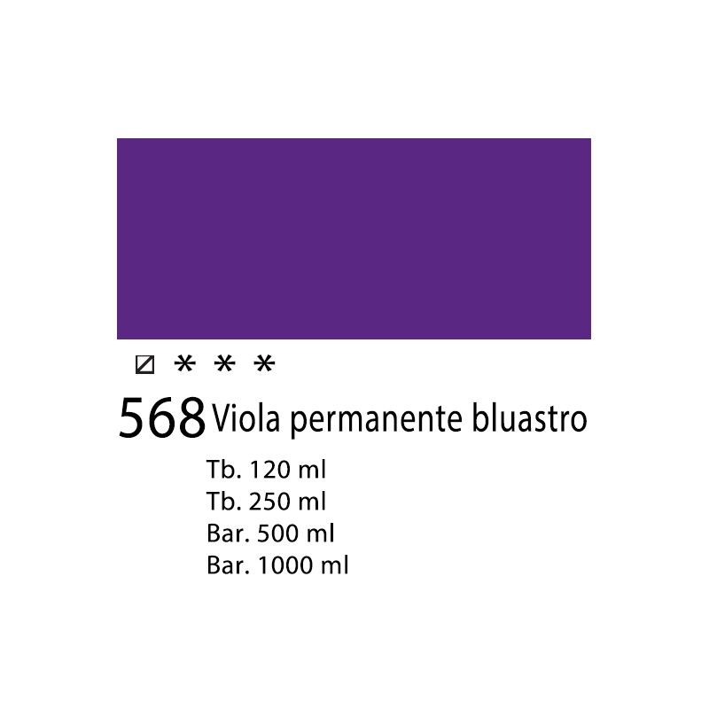 568 - Talens Amsterdam Acrylic Viola permanente bluastro