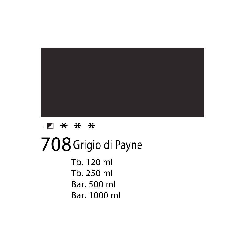 708 - Talens Amsterdam Acrylic Grigio di Payne