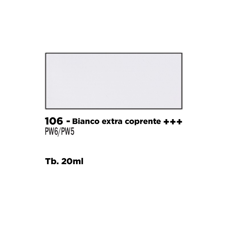 106 - Talens Gouache Extra Fine Bianco Extra Coprente