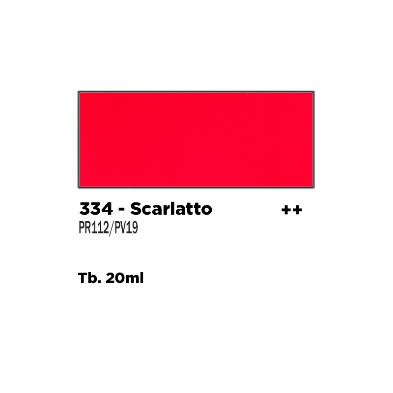 334 - Talens Gouache Extra Fine Scarlatto