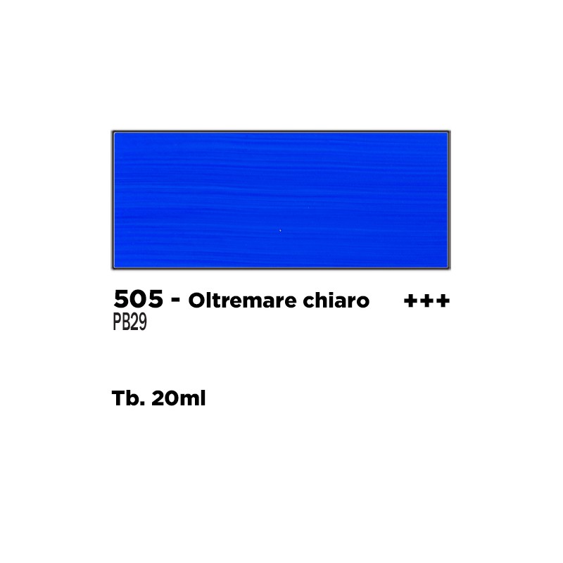 505 - Talens Gouache Extra Fine Blu Oltremare Chiaro