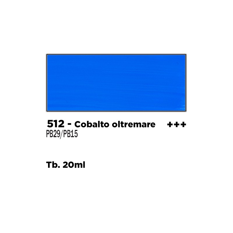 512 - Talens Gouache Extra Fine Blu Cobalto Oltremare