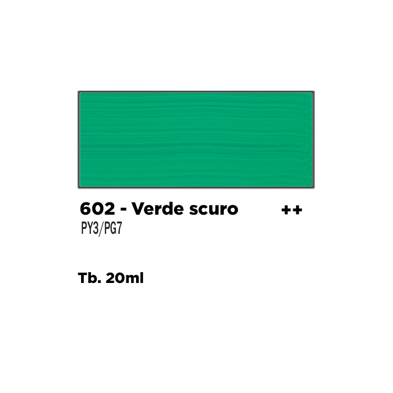 602 - Talens Gouache Extra Fine Verde Scuro