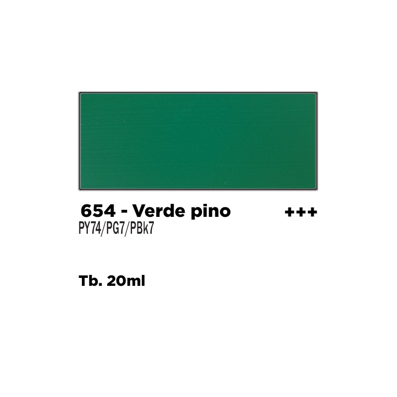 654 - Talens Gouache Extra Fine Verde Pino