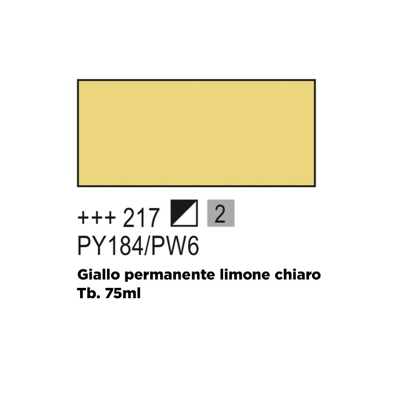 217 - Talens Amsterdam Expert Giallo Permanente Limone Chiaro