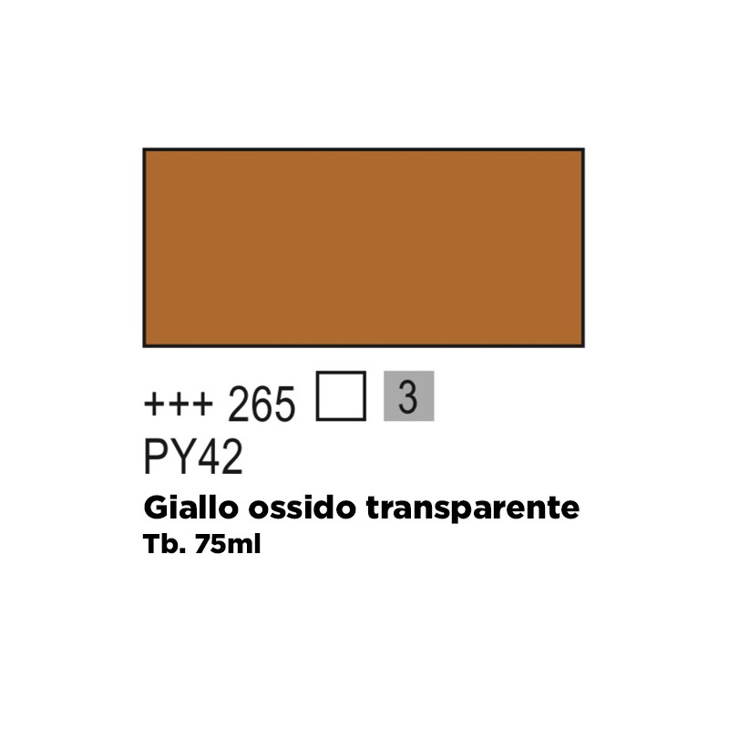 265 - Talens Amsterdam Expert Giallo Ossido Transparente