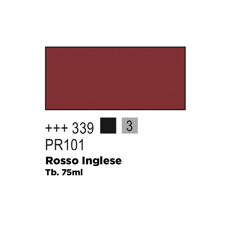 339 - Talens Amsterdam Expert Rosso Inglese