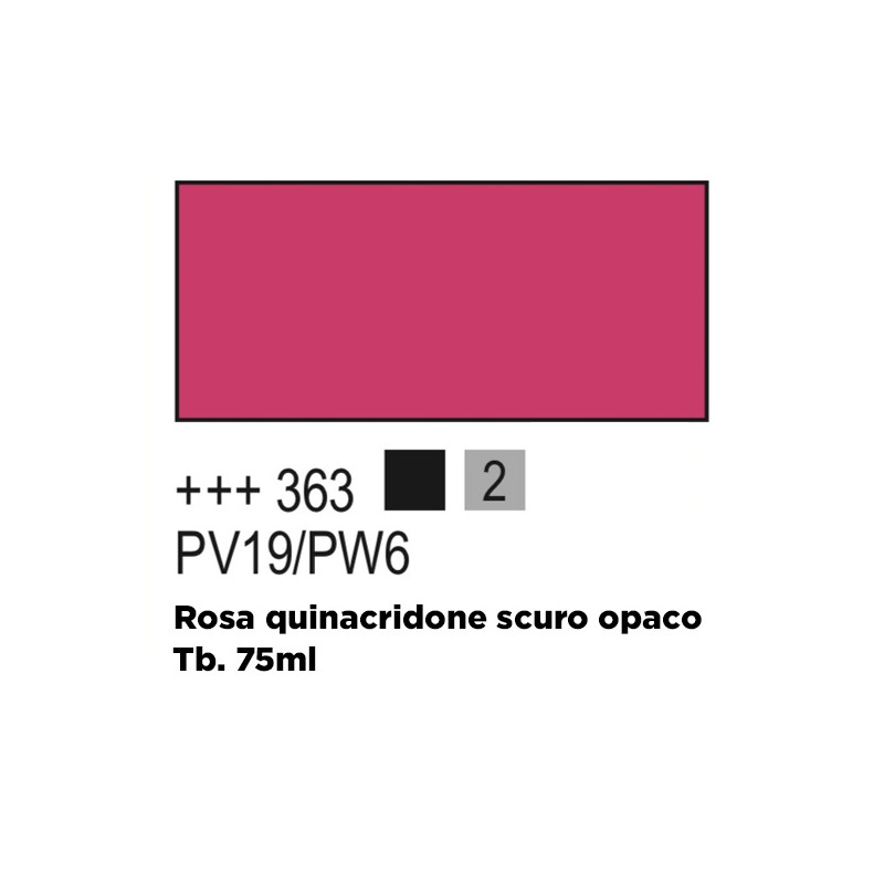 363 - Talens Amsterdam Expert Rosa Quinacridone Scuro Opaco