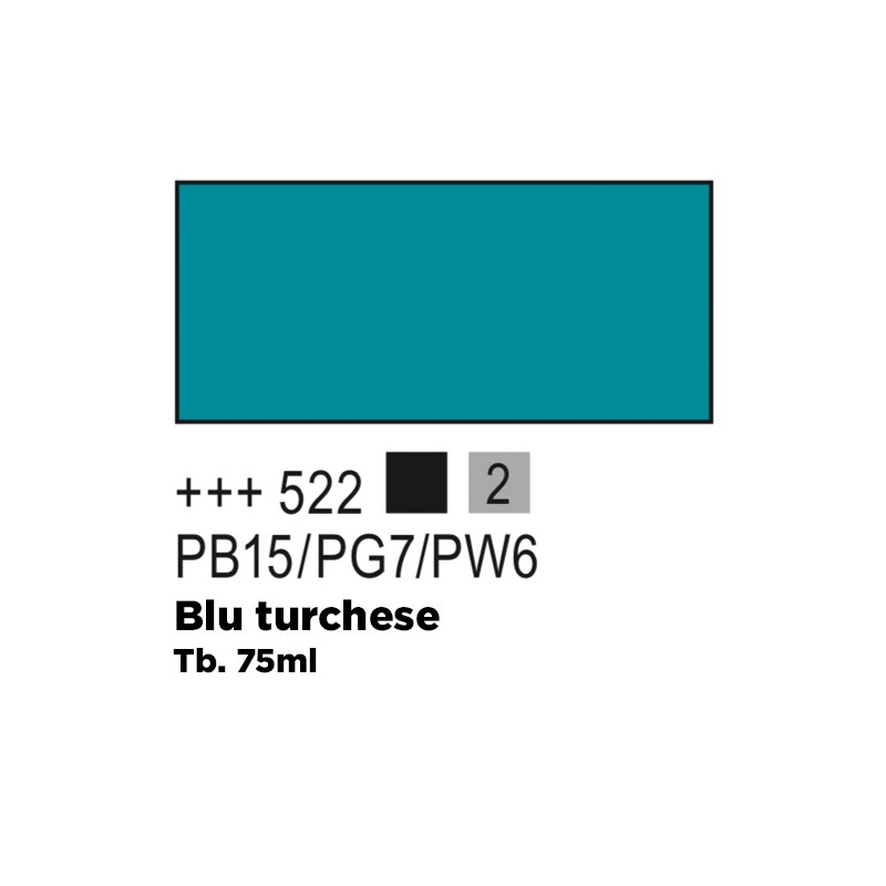 522 - Talens Amsterdam Expert Blu Turchese